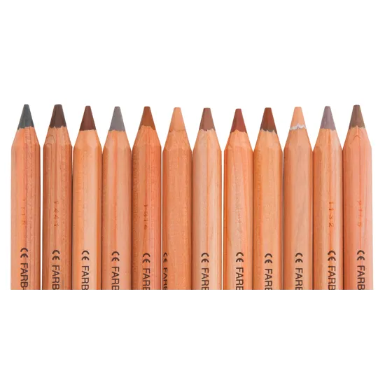 Lyra Giant Skintone Pencils - Pack of 12 - Modern Teaching Aids NZ