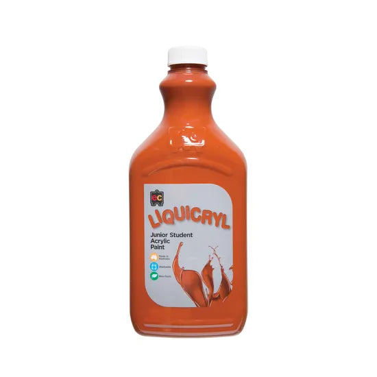 Liquicryl Acrylic Paint 2 L - Burnt Sienna