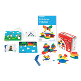 Rainbow Pebbles Activity Kit - Counting & Sorting, Set of Pebbles & Cards