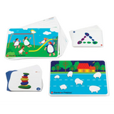 Rainbow Pebbles Activity Kit - Counting & Sorting, Set of Pebbles & Cards