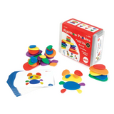 Rainbow Pebbles - Set of 36 & Activity Cards - Modern Teaching Aids NZ