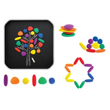 Rainbow Pebbles - Set of 36 & Activity Cards - Modern Teaching Aids NZ