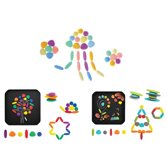 Rainbow Pebbles Kit - Set of 3