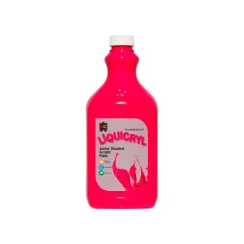 Liquicryl Fluoro Acrylic Paint - Pink 2 Litre - Modern Teaching Aids NZ