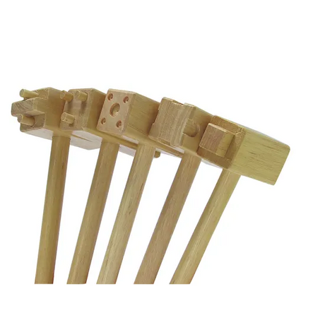 Wooden Clay and Dough Hammers - Pack of 5 - Modern Teaching Aids NZ
