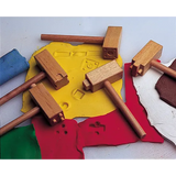 Wooden Clay and Dough Hammers - Pack of 5 - Modern Teaching Aids NZ