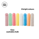 Stumpies Coloured Chalks - Box of 160 - Modern Teaching Aids NZ