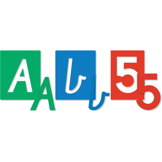 Number Stencils - Set of 10 - Modern Teaching Aids NZ