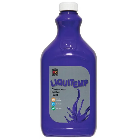 Liquitemp Poster Paint - Purple 2 Litre - Modern Teaching Aids NZ