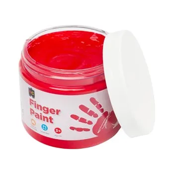 Finger Paint Red - 250ml Tub - Modern Teaching Aids NZ