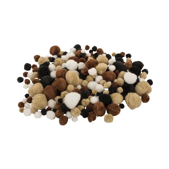 Pom Poms - Animal Colours Pack of 300 - Modern Teaching Aids NZ