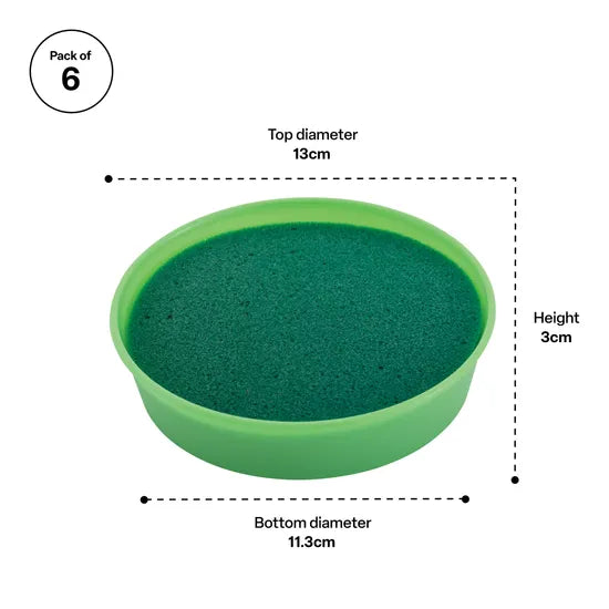Coloured Plastic Bowls - Set of 6 - Modern Teaching Aids NZ