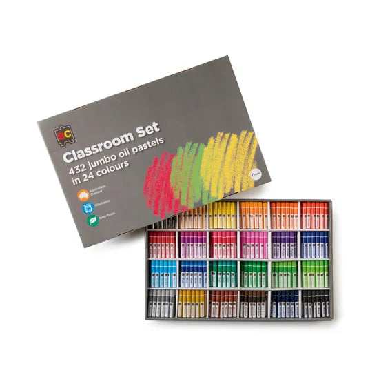 Jumbo Oil Pastels Classroom - Box of 432 - Modern Teaching Aids NZ