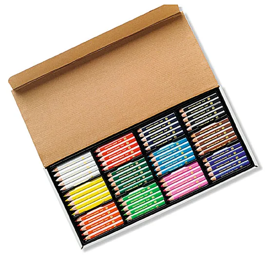 Jumbo Stubby Colour Pencils - Pack of 120 - Modern Teaching Aids NZ