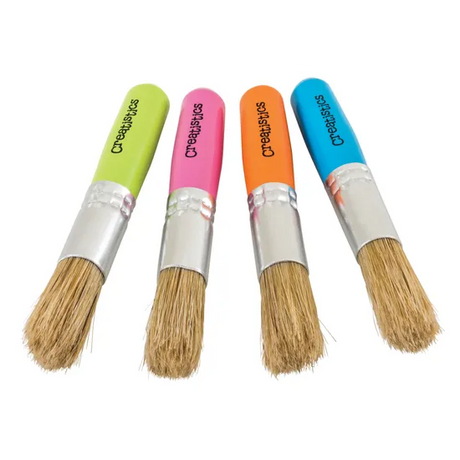 Creatistics Stubby Paint Brushes Pack of 24 - Modern Teaching Aids NZ