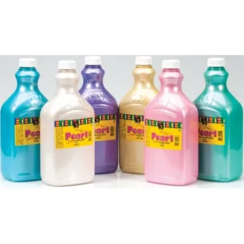 Acrylic Pearl Paint 2 Litres - Set of 6 - Modern Teaching Aids NZ