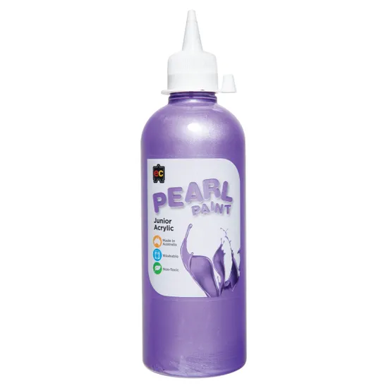 Acrylic Pearl Paint 500ml - Set of 6 - Modern Teaching Aids NZ