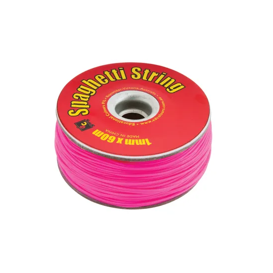 Spaghetti String Fluoro Pink 60m - Modern Teaching Aids NZ