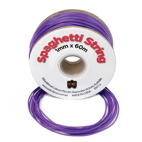 Spaghetti String Fluoro Purple 60m - Modern Teaching Aids NZ