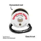 Spaghetti String Black 60m - Modern Teaching Aids NZ