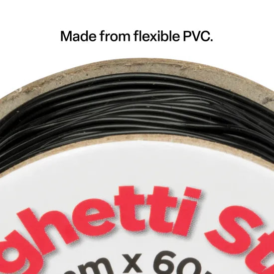 Spaghetti String Black 60m - Modern Teaching Aids NZ