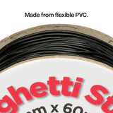 Spaghetti String Black 60m - Modern Teaching Aids NZ