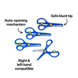 Safety Scissors Spring Assisted - Pack of 20 - Modern Teaching Aids NZ