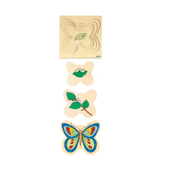 Grow Inset Puzzle - Butterfly - Modern Teaching Aids NZ