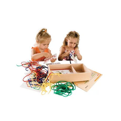 Vetrovorm Lacing Card Kit - 18 cards - Modern Teaching Aids NZ