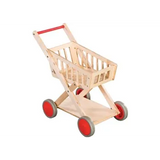 Shopping Trolley Wooden 36 (W) x 23 (H) x 60 (H) cm - Modern Teaching Aids NZ