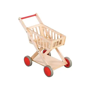 Shopping Trolley Wooden 36 (W) x 23 (H) x 60 (H) cm - Modern Teaching Aids NZ