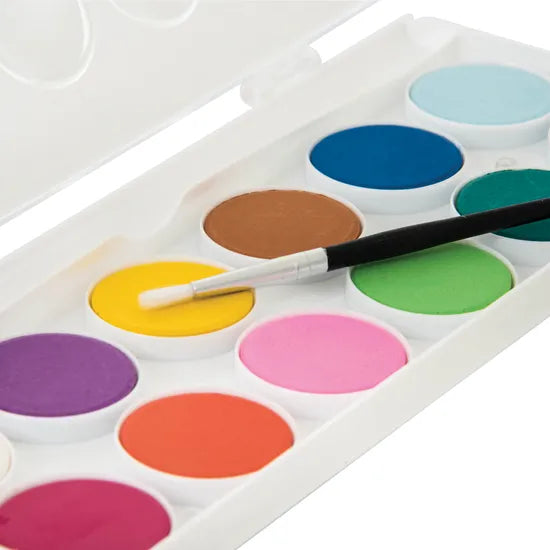 Micador Watercolour Palette - 12 Colours - Modern Teaching Aids NZ