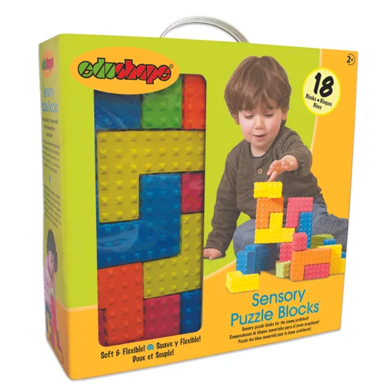 Sensory Puzzle Blocks 18 Piecess - Modern Teaching Aids NZ