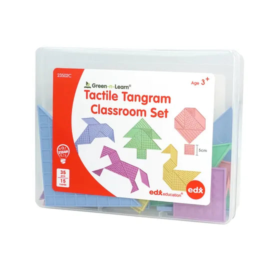Tactile Tangram Classroom Set - Modern Teaching Aids NZ