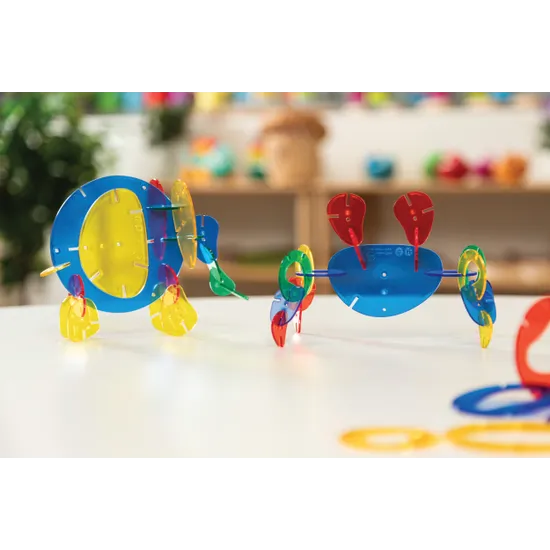 Interlocking Rainbow Pebbles Combo 96 Pieces - Modern Teaching Aids NZ