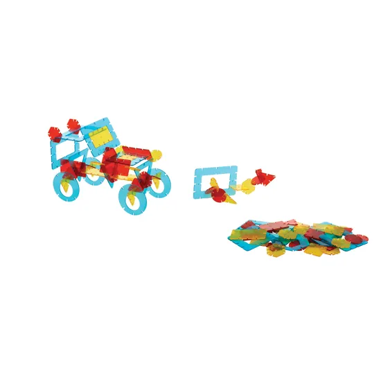 Interlocking Geo Shapes 82 PIeces - Modern Teaching Aids NZ