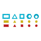 Interlocking Geo Shapes 82 PIeces - Modern Teaching Aids NZ