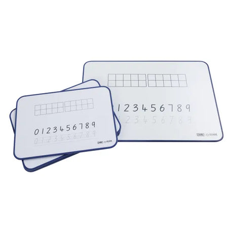 Ochre Magnetic Student Mini Whiteboard Maths - Foundation Pack of 5 - Modern Teaching Aids NZ