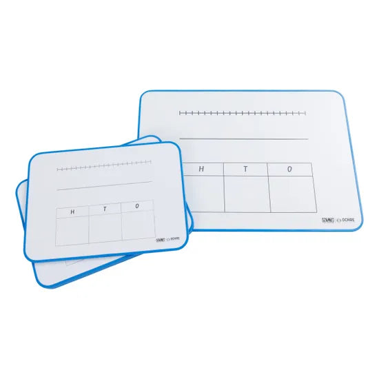 Ochre Magnetic Student Mini Whiteboard Maths - Year 1 Pack of 5 - Modern Teaching Aids NZ