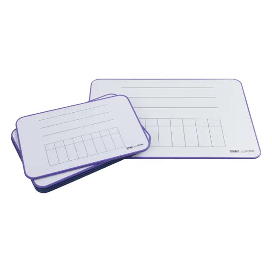 Ochre Magnetic Student Mini Whiteboard Maths - Year 5 & 6 Pack of 5 - Modern Teaching Aids NZ