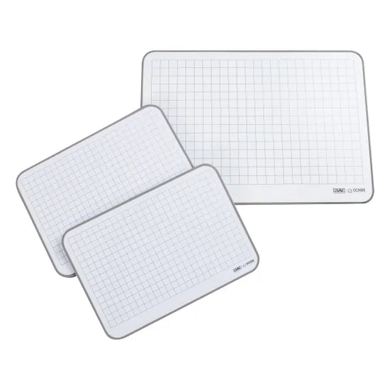 Ochre Magnetic Student Mini Whiteboard Maths - Year 7-10 Pack of 5 - Modern Teaching Aids NZ