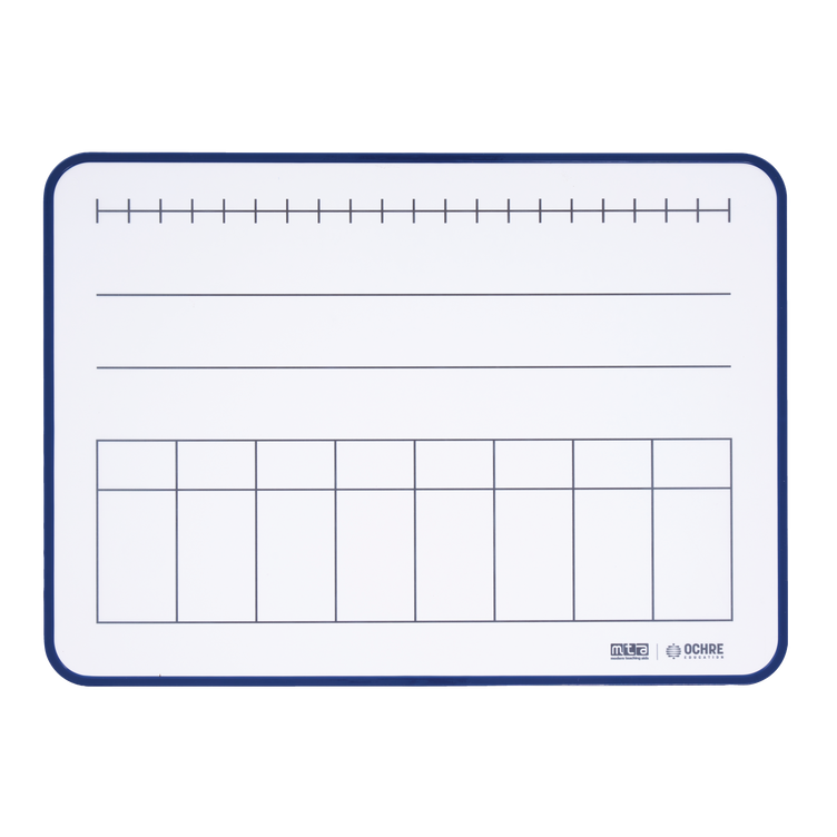 Ochre Magnetic Teacher Whiteboard - Year 3 & 4