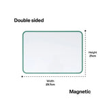 Teachables A4 Double-Sided Magnetic Mini Whiteboard Snow Gum