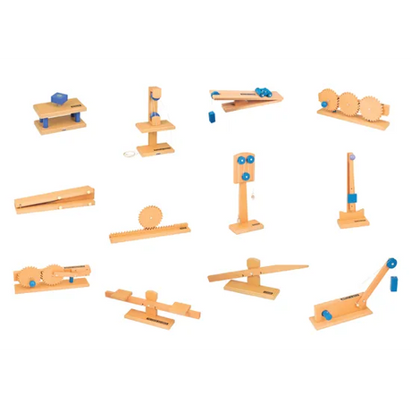 Wooden Simple Machines Class Set - Set of 12 - Modern Teaching Aids NZ