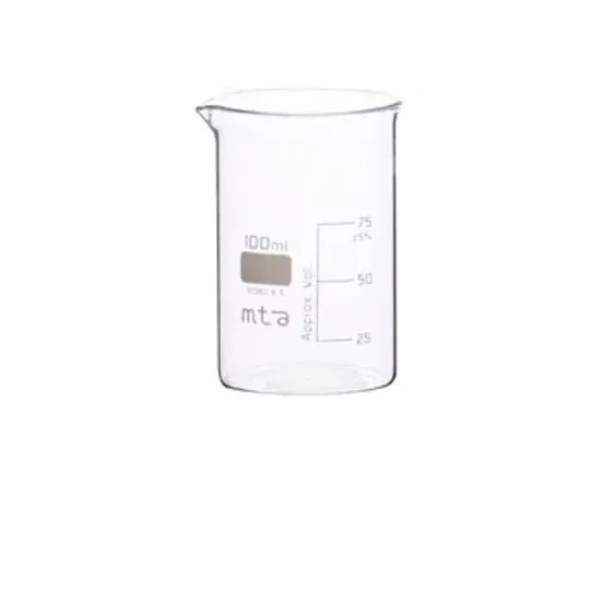 MTA Glass Beakers 50mL PK12 - Modern Teaching Aids NZ