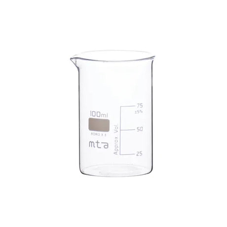 MTA Glass Beakers 100mL PK12 - Modern Teaching Aids NZ