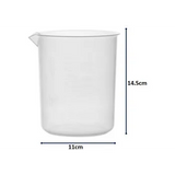 Graduated beaker - Polypropylene - 1000ml - Modern Teaching Aids NZ