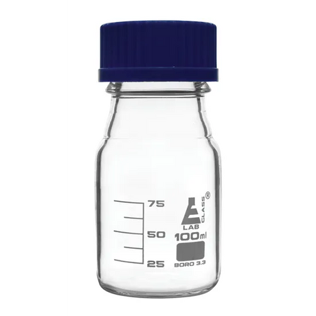 100 ml Clear Reagent Bottles - Pack of 10 - Modern Teaching Aids NZ