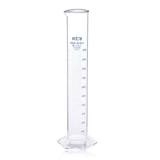 MTA Glass Measuring Cylinder 1000ml - Modern Teaching Aids NZ