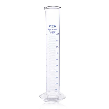 MTA Glass Measuring Cylinder 1000ml - Modern Teaching Aids NZ